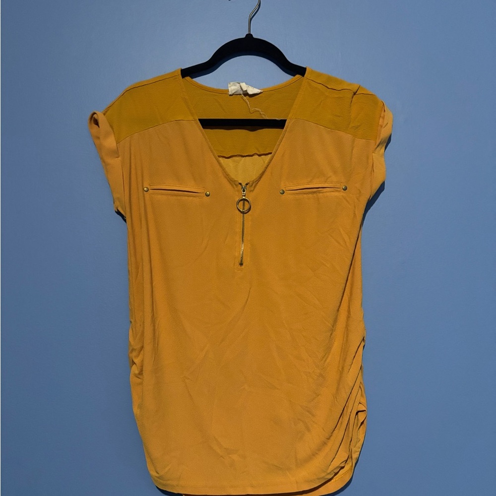 Mustard Yellow MATERNITY Top